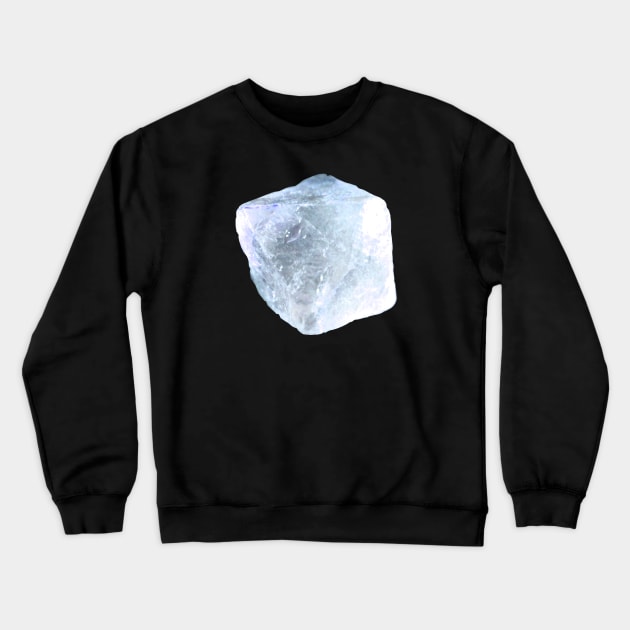 Fluorite Crystal Crewneck Sweatshirt by Art of V. Cook